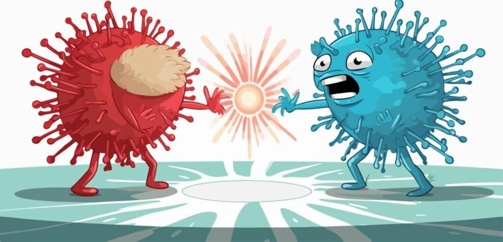 Virus and bacteria